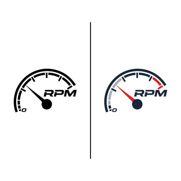RPM gauge icons with needle pointers.