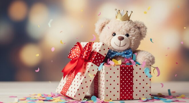 Teddy bear gift celebration