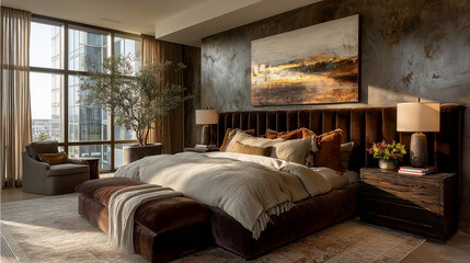 Filiżanka czarnej kawy z widokiem na błękitny ocean i piaszczystą plażę. Słoneczny dzień, relaks i wakacyjna atmosfera na drewnianym tarasie.