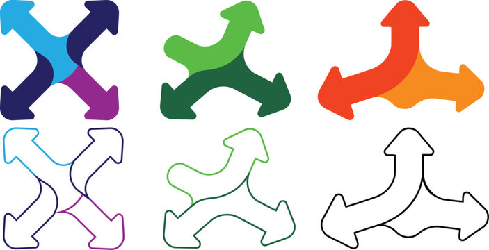 A student girl icon standing in the center of a compass rose with cardinal directions labeled s, n, e, and w in blue and outline styles