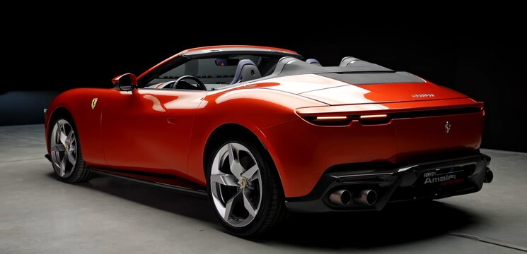 Ferrari Amalfi Spider, a luxury, legendary Italian sports car