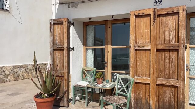 Outside sitting area in the Altafulla town