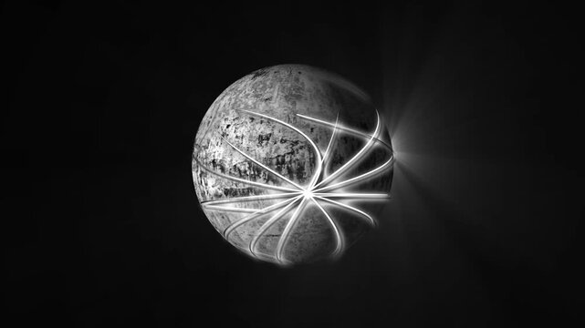 Global network digital globe data flow world connection technology background communication internet information blue light abstract sphere digital earth world map glowing connection cyberspace