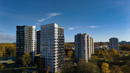 Obraz premium Modern Residential Towers and Apartment Blocks in Õismae District Tallinn