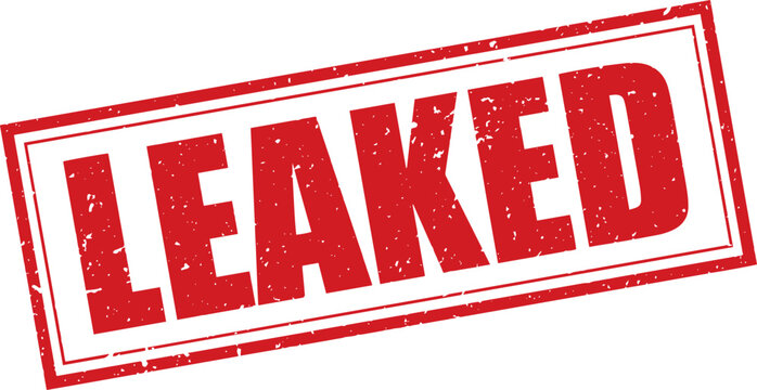 Red Leaked Rubber Stamp Sign Mark Word Text Written in Grunge Vector in Double Sharp Border in Transparent Background, Svg, Png