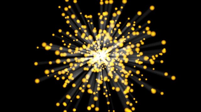 Spark Slash Explosion Animation, golden spark particles bursting into light, shockwave splash transition, cartoon slash FX for games, fire dust sparks motion transition on black screen Background, 4K