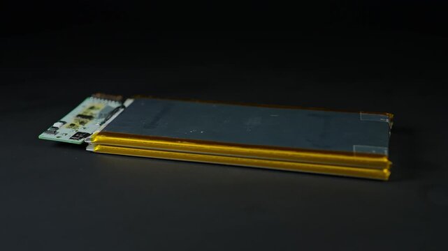 Batteries AA type on black background as an example of rare earths metals use in smart devices, electric vehicles and are hard to mine and separate cleanly