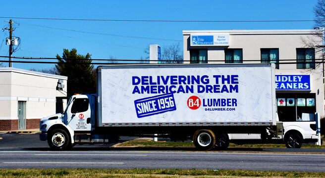 84 Lumber Company Truck, Virginia, USA