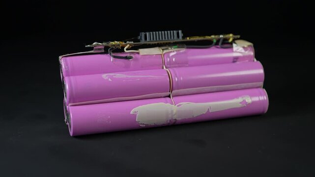Sorting used batteries for recycling and reuse. Environmental protection and conservation. Safety and sustainability of electronic waste recycling process. AA silver batteries prepared for disposing