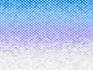 Decorative Semicircle Scale Pattern Trendy Fashion Texture © iushakovsky