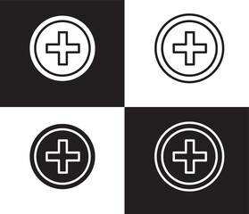 Obraz premium injury icon. Outline and filled injury icon from health and medical collection. Thin line and Solid vectors isolated on black, white background. Editable injury symbol