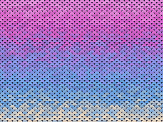 Mermaid Scales Fantasy Vibrant Oceanic Background Template © iushakovsky