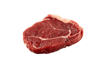 Obraz premium Raw beef ribeye steak cut from marbled beef