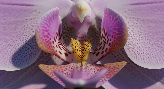 Capturing the delicate elegance of a vibrant pink orchid in full bloom, a perfect tribute to National Orchid Day