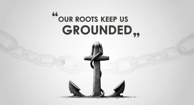Anchor representing grounded strength and roots