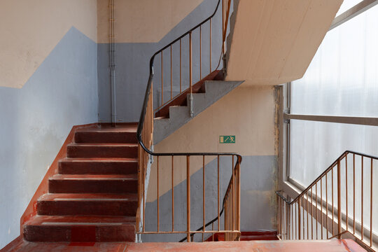 Industrie Treppenhaus