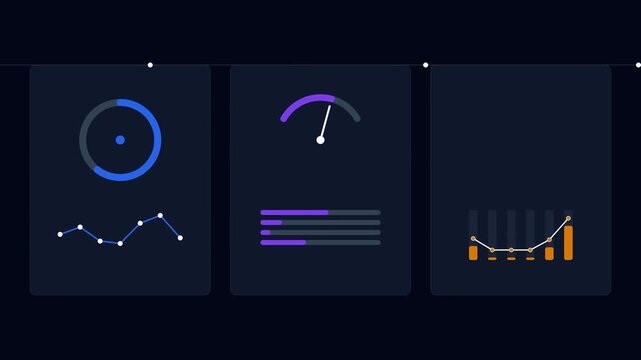 Dynamic digital data visualization dashboard for insightful performance analytics and engaging user interface design presentation