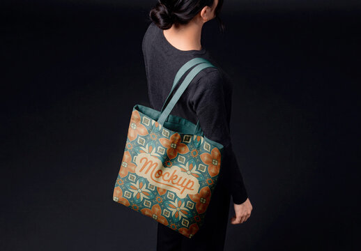 Canvas Tote Bag Persona Mockup