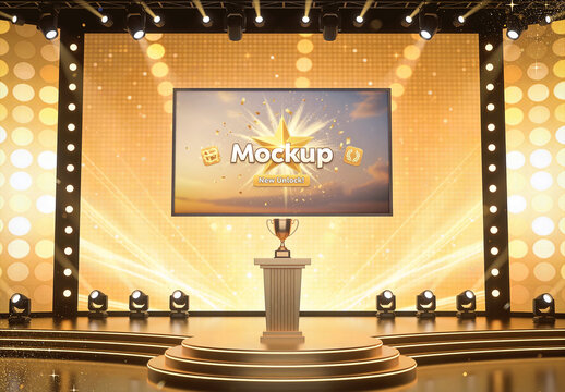 Ceremony Stage Screen Mockup