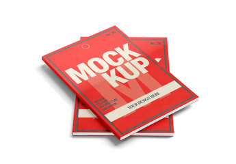 Magazine Cover Harsh Shadow Mockup