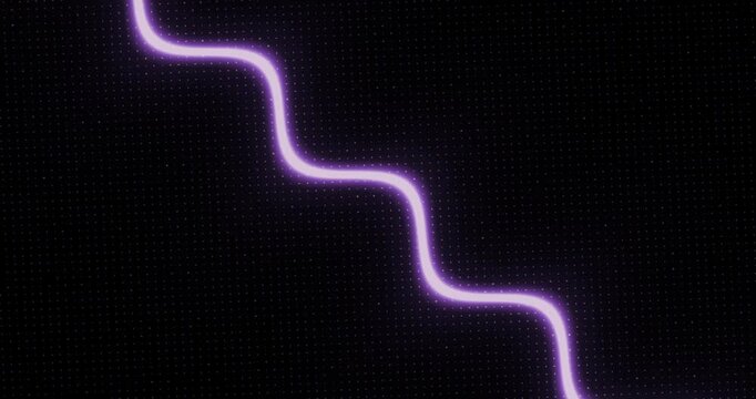 Electricity glowing neon light trails.