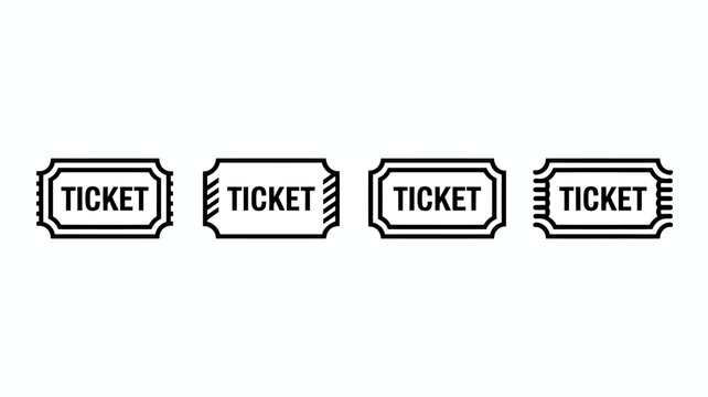 Simple Ticket Images Ticket Clipart Simple