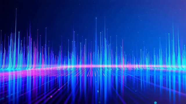 Abstract digital wave pattern