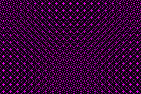 Purple seamless shippo pattern background on black