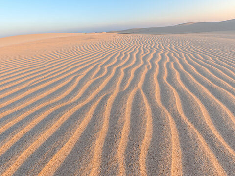 Sand ripples and dunes on Socotra Island Yemen