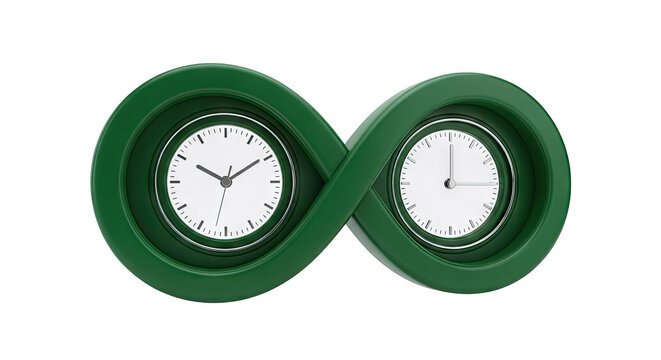 Infinity Symbol Clock