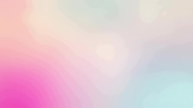 Soft pastel gradient background with pink aqua mint and cream tones evoking calm dreamy warmth