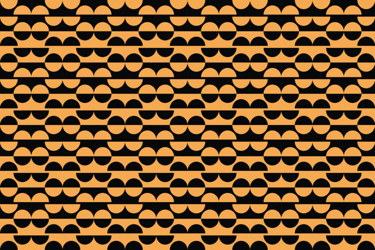Geometric Pattern Abstract Background Geometric Background Circle Shapes and Designs Orange Colors 