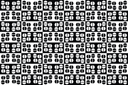 Circle Shapes and Designs Black Colors Geometric Pattern Abstract Background Geometric Background
