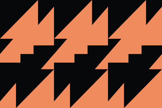 Geometric Pattern Abstract Background Geometric Background Triangle Shapes and Designs Orange Colors 