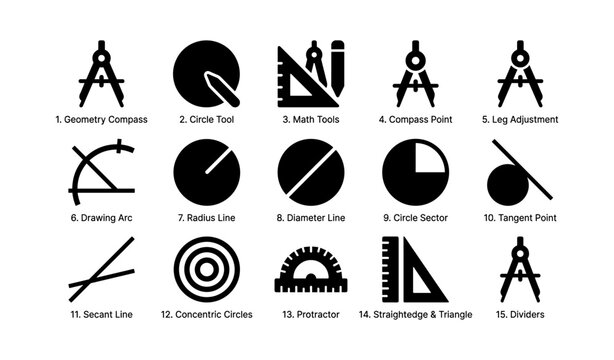 Essential geometry tools and their applications in mathematics