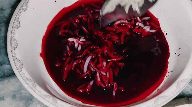 Step By Step Red Rice Coloring For Mutanjan Zarda Desserts