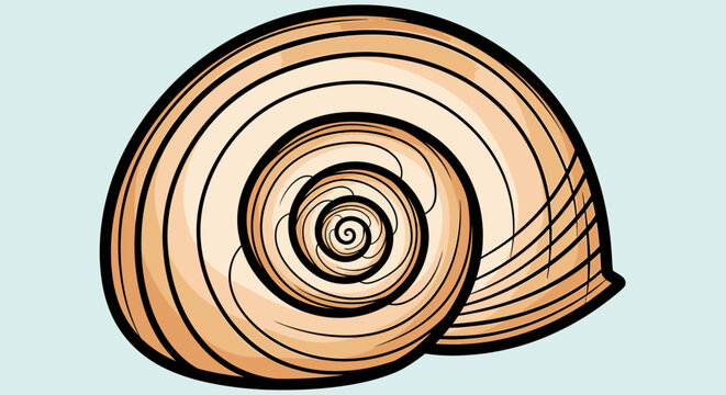 Wooden log cross section detail.