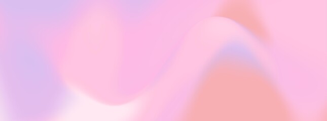 Pastel pink lavender fluid gradient abstract background with soft blurred waves © shunfei