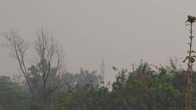 PM2.5 dust in rural areas.