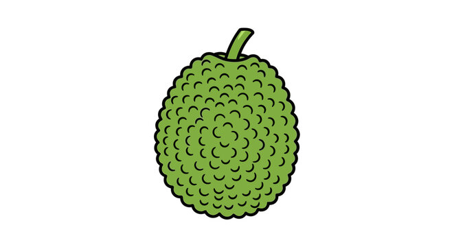 flat vector breadfruit