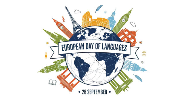 European Day of Languages Logo Design 1.
