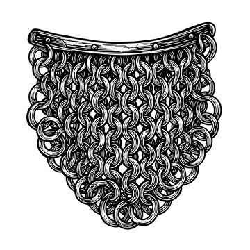 Chain Mail Armor Metal Protection.