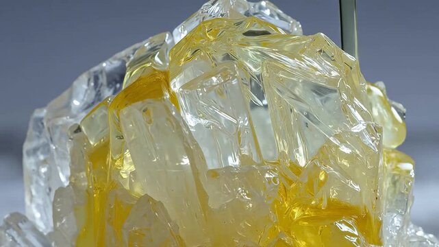 Crystal rock formation