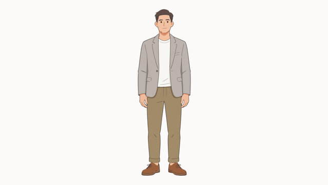 Man in a Blazer Standing