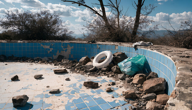Water Scarcity During Heatwave Scene