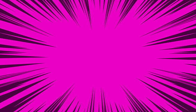 Sunbeam pink explosive comicbook cover background