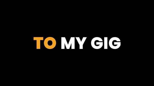 Kinetic Text Animation Titles
