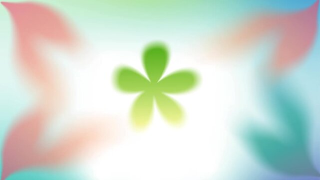 Abstract green floral background with shamrock leaves and clover plants in a fresh spring nature design symbolizing luck and Irish holiday spirit