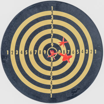 Cible de fl&eacute;chettes 