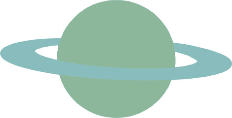 ringed planet icon © 원미 김